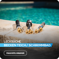 Lecksuche in Pools, Teiche